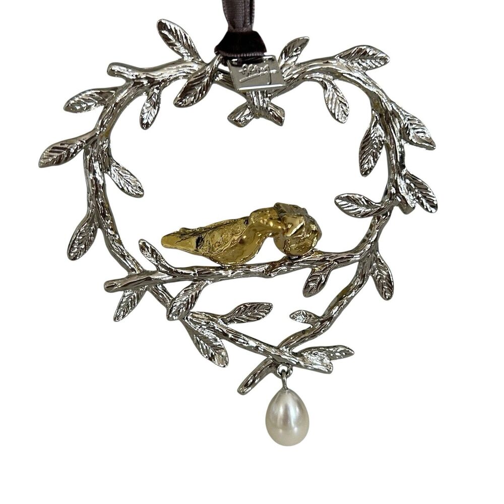 Michael Aram Lovebirds Christmas Ornament 132381 - Picture 2 of 9